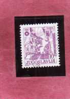 JUGOSLAVIA YUGOSLAVIA 1983 TOURISM TOWN SARAJEVO TURISMO  10d 10 Din. USATO USED OBLITERE´ - Used Stamps