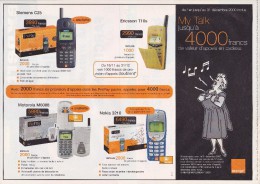 TINTIN : Publicité Orange - 2000 - Presseunterlagen