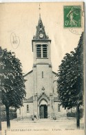 CPA 95 ST GRATIEN L EGLISE 1913 - Saint Gratien