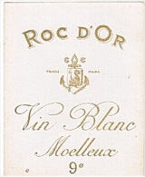 ETIQUETTE - VIN - BLANC -  . - Altri & Non Classificati