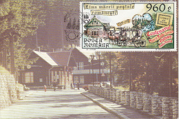 PALTINIS MOUNTAIN RESORT, HOHE RINNE STAMPS, CAR, CM, MAXICARD, CARTES MAXIMUM, OBLIT FDC, 1995, ROMANIA - Maximumkarten (MC)