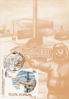 ROMANIAN ANTARCTIC EXPEDITION, BASE, CM, MAXICARD, CARTES MAXIMUM, 1992, ROMANIA - Antarktis-Expeditionen