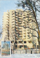 TOURISM, BAILE FELIX- BELVEDERE HOTEL, CAR, CM, MAXICARD, CARTES MAXIMUM, 1994, ROMANIA - Hôtellerie - Horeca