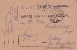 WARFIELD POSTCARD, HOSPITAL NR 903, POST OFFICE NR 255, WW1, CENSORED, 1918, HUNGARY - Briefe U. Dokumente