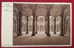 REGIA UNIVERSITA' DEGLI STUDI TORINO : CORTILE UNIVERSITA' Su Disegni Del RICCA - CARTOLINA CON STEMMA VIAGGIATA 1920 - Unterricht, Schulen Und Universitäten