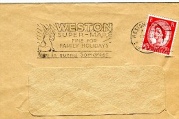 Great Britain-Thematic Philately- Cover W/ Advertising Pmrk For The Weston Super Mare Seaside Resort, Posted [17.3.1965] - Marcophilie