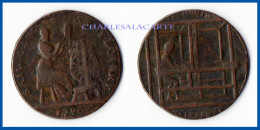 GREAT BRITAIN 1796 COPPER HALF PENNY ½d. TOKEN CANVAS SAILCLOTH MAKER PLYMOUTH DEVON GOOD CONDITION - Other & Unclassified