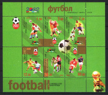 Kyrgyzstan 2002. Football / Soccer Nice Sheet MNH (**) - 2002 – Südkorea / Japan