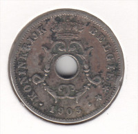 1903 Albert 10 Centimes - 10 Cents