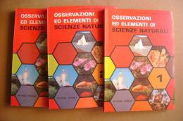 PCW/19 Baldi 3 Vol. SCIENZE NATURALI-BIOLOGIA-BOTANICA-FISICA-CHIMICA-MINERALOGIA  Petrini 1972 - Medizin, Biologie, Chemie