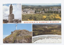 48 - AUMONT AUBRAC - 4 Vues  **SCANS RECTO VERSO **C33 - Aumont Aubrac