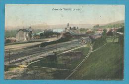 CPA Chemin De Fer Gare De TRIEL 78 - Triel Sur Seine