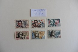 France :timbres   N°  1370/1375   Neufs - Collections