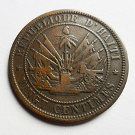 Haití - 20 Cents - 1863 - Haiti