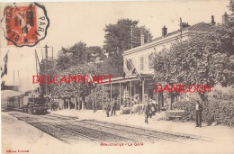 95 // BEAUCHAMP   La Gare   édit Fournel - Beauchamp