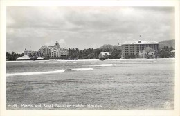 264293-Hawaiian Islands, Hawaii, Honolulu, RPPC, Moana & Royal Hawaiian Hotels, Kodak Hawaii Photo No H-149 - Honolulu