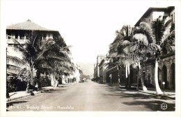 264297-Hawaiian Islands, Hawaii, Honolulu, RPPC, Bishop Street, Kodak Hawaii Photo No H-61 - Honolulu