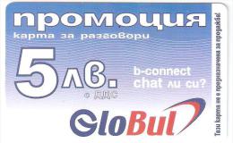 Bulgaria-b-connect By GloBul Prepaid Card 5 Lev,test Card - Bulgarien