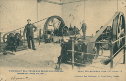 BELGIQUE FROYENNES / Pensionnat Des Frères Des Ecoles Chrétiennes, Salle Des Machines Pour L'Electricité / - Froidchapelle