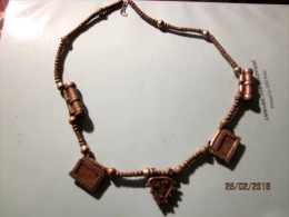 Ethiopia Wedding Necklace / Collier De Mariage Godjam? (argent/silver) With Telsum Beads - Kettingen