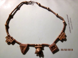 Ethiopia Wedding Necklace / Collier De Mariage Godjam? (argent/silver) With Telsum Beads - Collane/Catenine