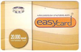 Armenia-easy-card Prepaid Card 20.000 Dram,test Card - Armenië