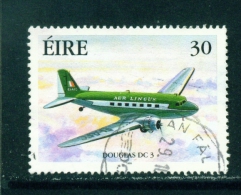 IRELAND  -  1999  Commercial Aviation  30p  Used As Scan - Oblitérés