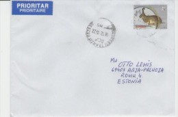 GOOD ROMANIA Postal Cover To ESTONIA 2015 - Good Stamped: Hare - Storia Postale