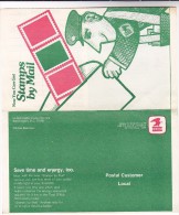 1974 STATIONERY ADVERT  CONSERVE ENERGY RESOURCES GET STAMPS BY MAIL Environment OFFICIAL BUSINESS - Sonstige & Ohne Zuordnung