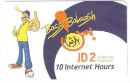 Jordan-10 Internet Hours 2 Dinar,test Card - Jordanie