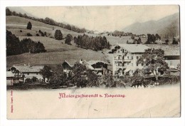 Maiergschwendt B. Ruhpolding, Reclame JOH.Gg. ZELLER ZIEGELEI SÄGEWERK UND OBSTWEINKELTEREI  STR1/388 - Ruhpolding