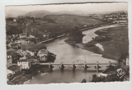 CPSM BEHOBIE (Pyrénées Atlantiques) - Le Pont International Et La Bidassoa à Gauche L'Espagne Au Fond Irun - Béhobie