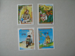 NOUVELLE CALEDONIE    P726/729 * *   ALPHONSE  DAUDET - Unused Stamps