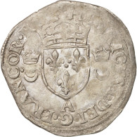 Monnaie, France, Douzain Aux Croissants, 1551, Paris, TB+, Billon, Duplessy:997 - 1547-1559 Enrique II