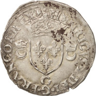 Monnaie, France, Douzain Aux Croissants, 1550, Poitiers, TTB, Billon - 1547-1559 Enrique II