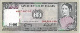 1000 Pesos 1982 - Bolivie