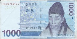 1000 Won 2007 - Korea, North
