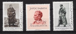 YUGOSLAVIA YVERT Nº 607/09* - Neufs