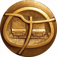 VENEZUELA. MEDALLA DEL METRO CARACAS EMPALME LÍNEAS 1 Y 2. 1.988. MÈDAILLE. MEDAL - Profesionales / De Sociedad