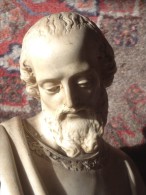 SAINT JOSEPH, ET L'ENFANT, FIN XIX, Signé  R CASCIANI. Sculpture En ETAT PARFAIT, 48 Cm - Altri & Non Classificati