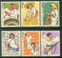 1964 CHINA S64K Women-Members Of The People´s Commune  CTO SET - Usati