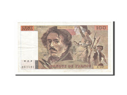 Billet, France, 100 Francs, 1991, 1991, TTB, Fayette:69bis.4a, KM:154f - 100 F 1978-1995 ''Delacroix''