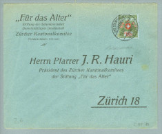 Heimat ZH Unterstammheim 1925-12-14 Portofreiheit-Brief Kl#752 - Franchise