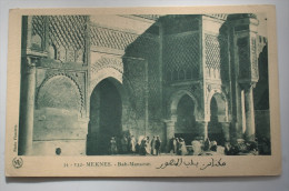 MEKNES  BAD MANSOUR - Meknès