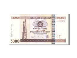 Billet, Uganda, 50,000 Shillings, 2003, Undated, KM:47a, NEUF - Uganda