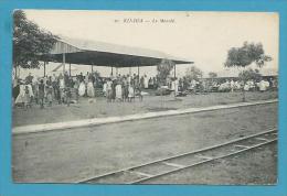 CPA 30 - Chemin De Fer - Le Marché KINDIA  Guinée Française - Guinée Française