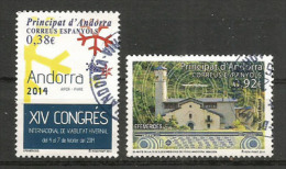 RADIO ANDORRA & XIV Congrés Internacional De Viabilitat Hivernal, Año 2014 - Used Stamps