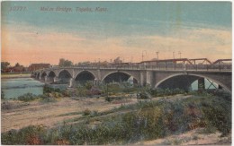 USA, Melan Bridge, Topeka, Kansas, Early 1900s Unused Postcard [16678] - Topeka