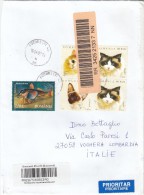 Romania 2007 - Lettera Racc. X L'Italia Affrancata Con 5 Stamps - Marcofilia