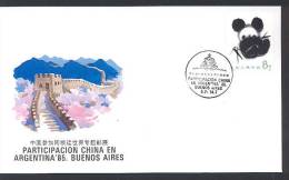 CHINE WZ030 Argentina 85 - Buenos Aires - Covers & Documents